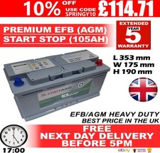 BMW 019 Car Battery VRLA AGM