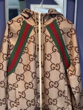 Gucci Jumbo GG Zip Jacket With