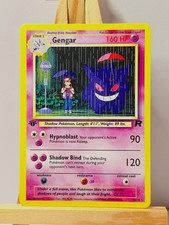 Gengar Pokemon Custom Bus Stop Anime Full Art Rain Umbrella FANMADE Card