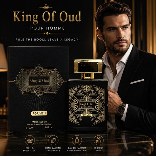 King oud men perfume edp - oud, men's