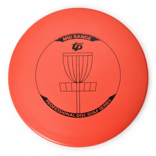 Round disc golf flat - disc,