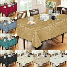 Floral Damask Tablecloth