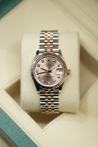 Ladies steel rose gold - steel, &