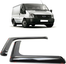 PAIR FOR FORD TRANSIT MK6 MK7 L SHAPE WIND RAIN SUN GUARD DEFLECTORS 2000-2013