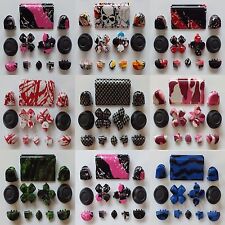 Replacement Hydro-Dipped Buttons Mod Kit Set for PS4 Playstation Controller 