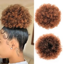 Afro Puff Hair Bun Ponytail