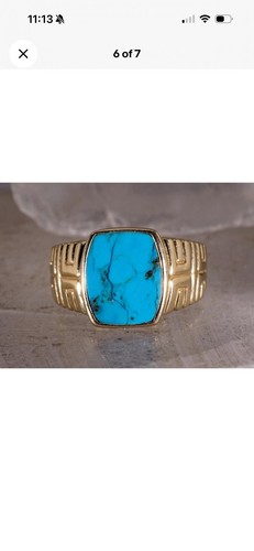 Blue natural matrix turquoise - natural,