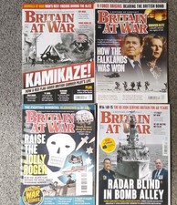Britain at War Magazine Bundle joblot , WW2  Falklands war and more (C)