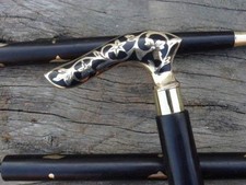 Brass Victorian Handle Wooden
