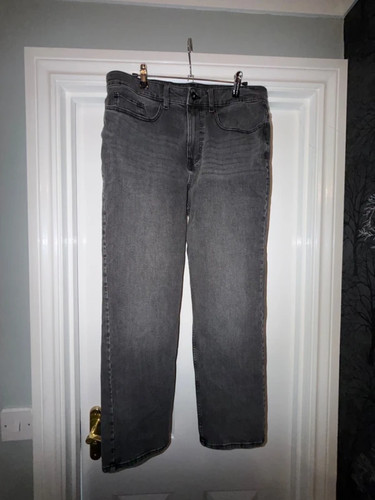 Mens grey staright jeans - tu,