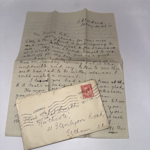 1915 handwritten letter - 1915,