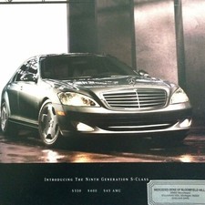 Mercedes S350 S600 S65 AMG Car Sales Brochure Original 2007 USA Market