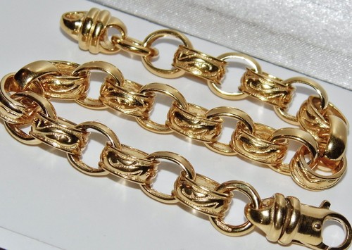 Solid 9ct yellow gold silver - solid, &