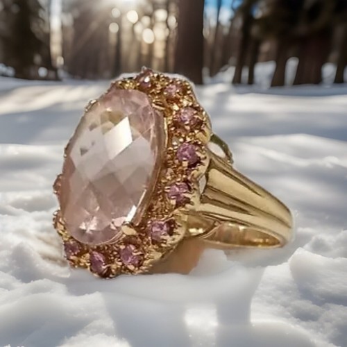 Large oval pink - large,
