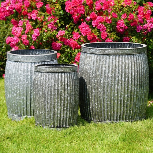 Large galvanised dolly tub - large,