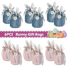 6 x Wedding Bunny Favor Bags