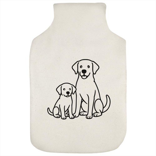 Labrador adult and - 'labrador, puppy'
