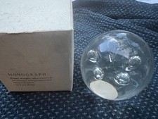 Glass Globe Monograph by House Doctor Brand Paperweight