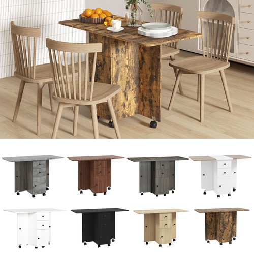 Folding dining table with - with, drop