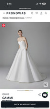 wedding dress size 2 strapless