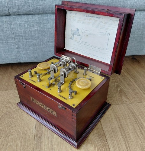 Rare rexophone crystal set - rexophone,