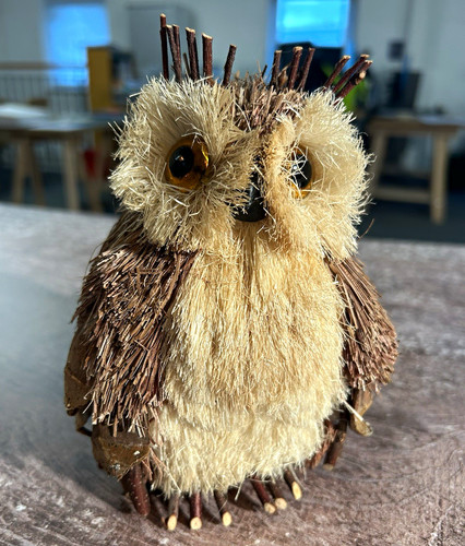 Gisela graham london owl - gisela, straw