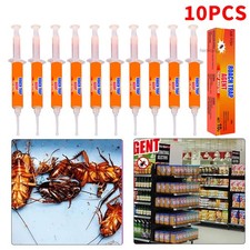 10X Cockroach Killer Gel Bait,Strong Cockroach Eliminator Syringe for Kitchen UK
