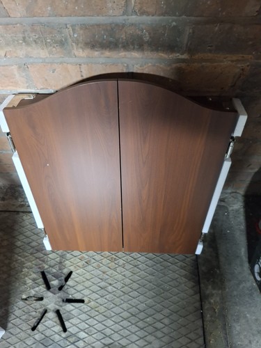 Dart board cabinet - board,
