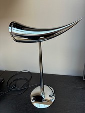 Vintage  chrome Phillipe Starck Ara lamp superb condition