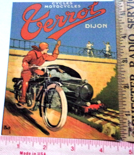 Terrot motorcycle postcard