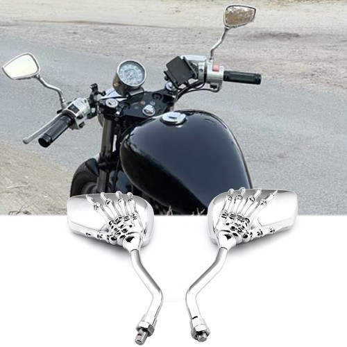 Skull motorcycle side - 2x,
