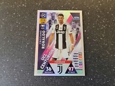MATCH ATTAX UCL ROAD TO MADRID 2018/19 NO 147 CRISTIANO RONALDO CENTURION MINT
