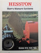 Original Hesston Slurry Manure Systems Range Brochure, c 1970's