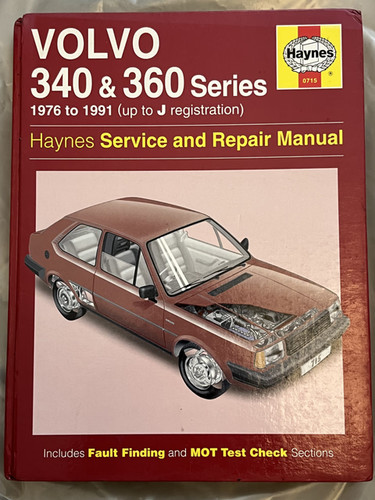 Haynes 0715 volvo 340 - volvo,