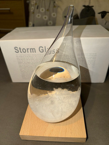 Storm glass weather station - storm,
