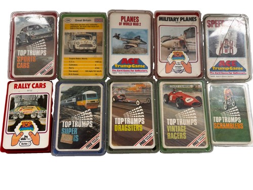 Vintage top trumps cards set - vintage,