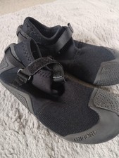 Tribord Low Boot Snorkelling/beach Size 4 To 5 Black Worn Once