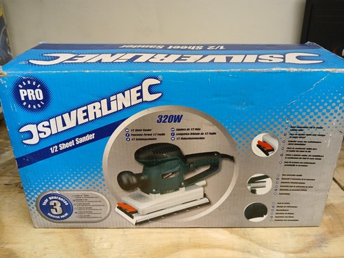 Silverline sander electric 2 - sander, 1/2