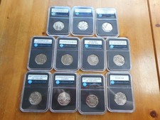 UK 11 x 50p NHS Coronation