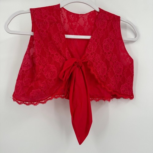 Womens coquette red - red, lace