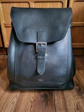 Mulberry black chiltern small classic grain backpack