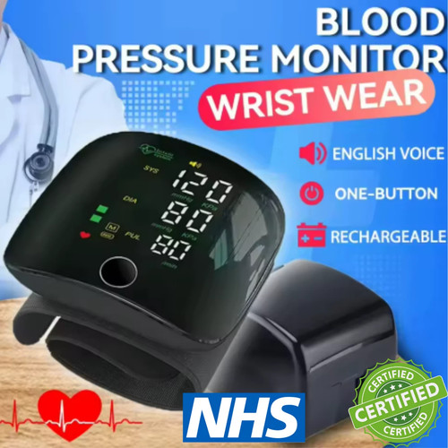 Blood pressure monitor wrist - pressure,
