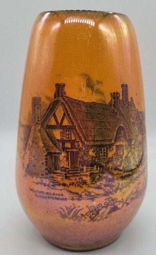 Devon lustre fieldings vase - lustre,