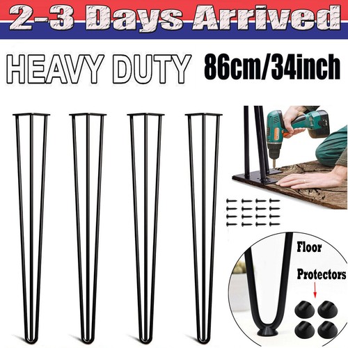 86cm hairpin steel legs - 34'',