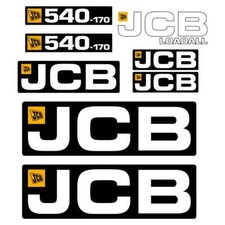 JCB 540-170 Decals Stickers - repro laminated decal kit
