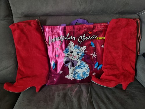 Rare vintage red suede - rare,