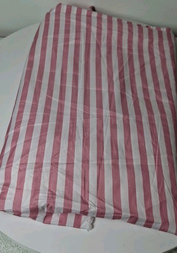 Vintage pink white pinstripe - &white,