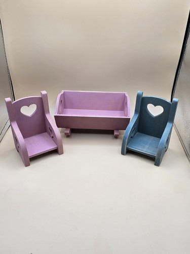 Wooden doll house furniture - wooden,