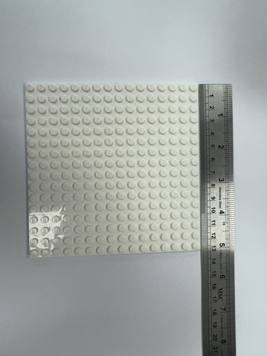 Lego 16x16 white base plate - lego,