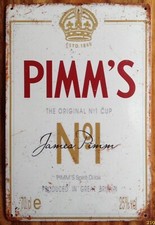 PIMMS Metal Sign Man Cave Pub